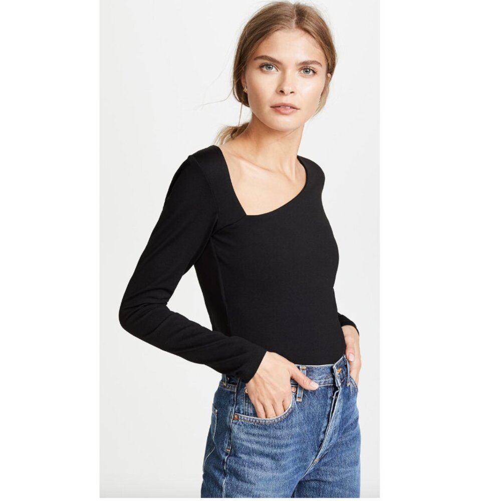 Susana Monaco Laurene Diagonal Neck Top - NWT